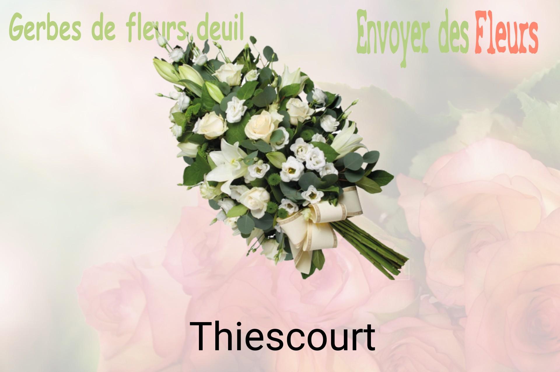 Gerbe de fleurs de deuil livrée à Thiescourt